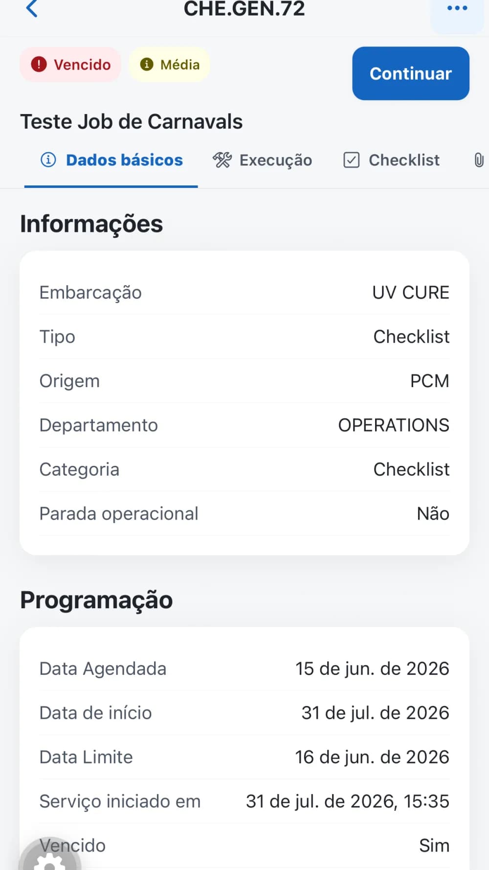 VesselControl Mobile Job