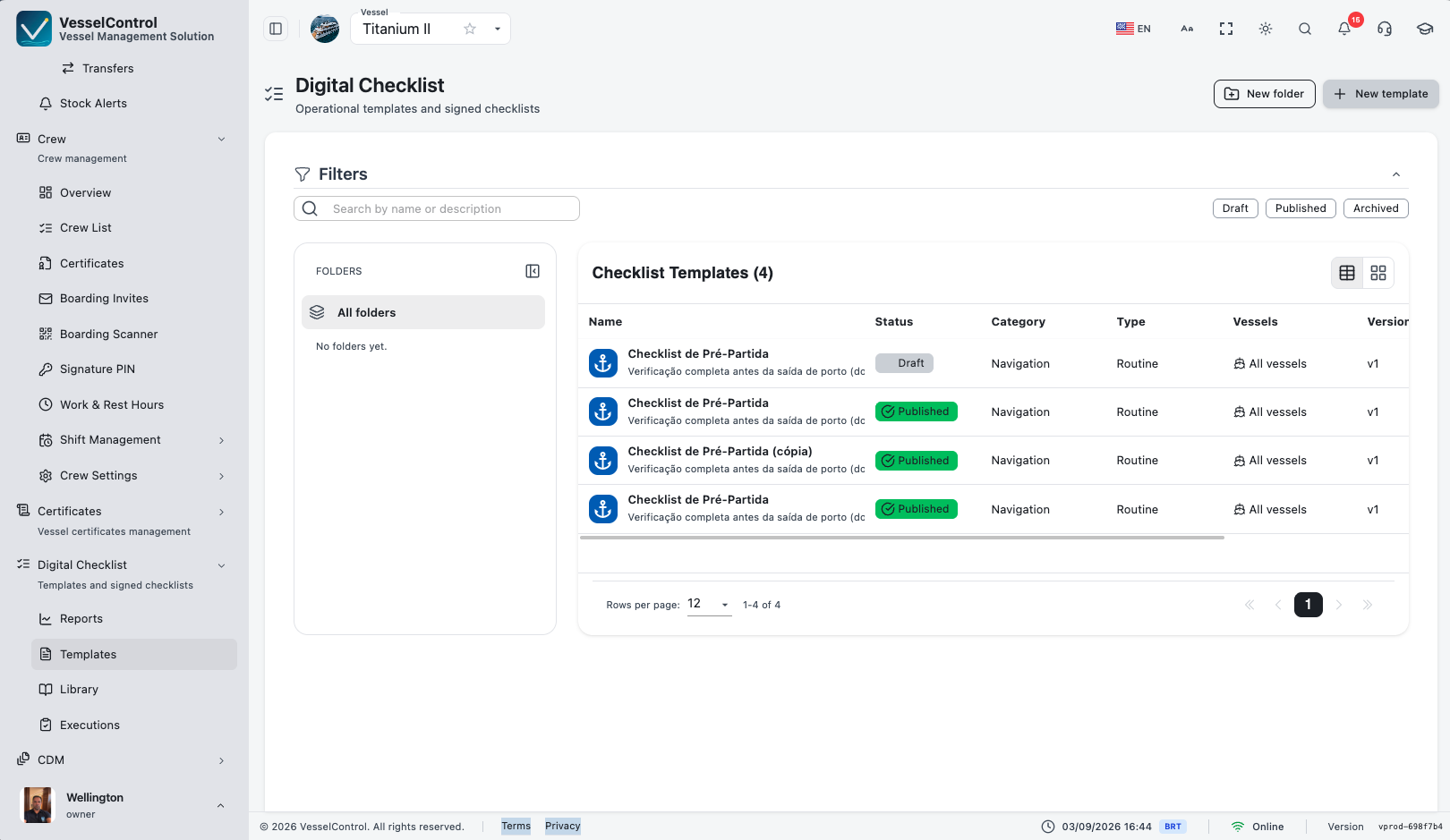 Digital Checklists
